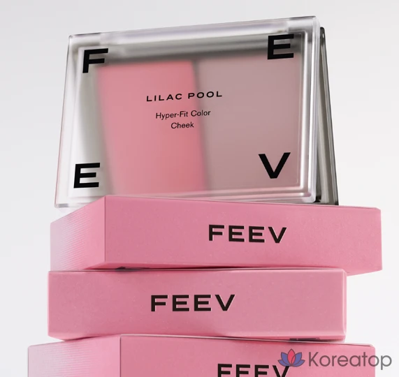 Блушер FEEV Color Cheek Blusher, оттенок Lilac Full, 8.2 г, 1 шт.