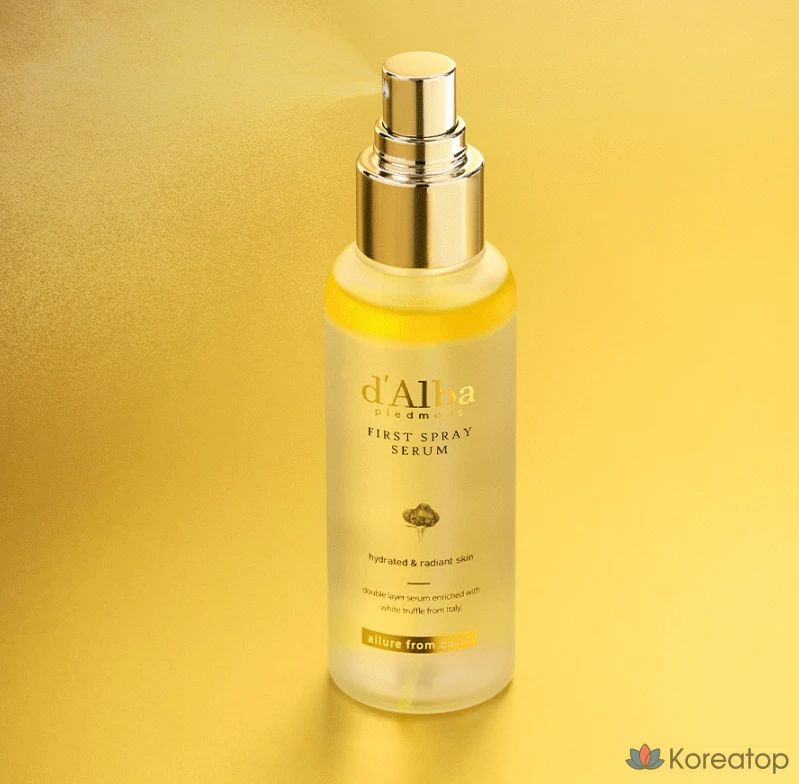 Набор для ухода d'Alba White Truffle First Spray Serum + Vital Spray Serum + Gift Bag, 2 шт.