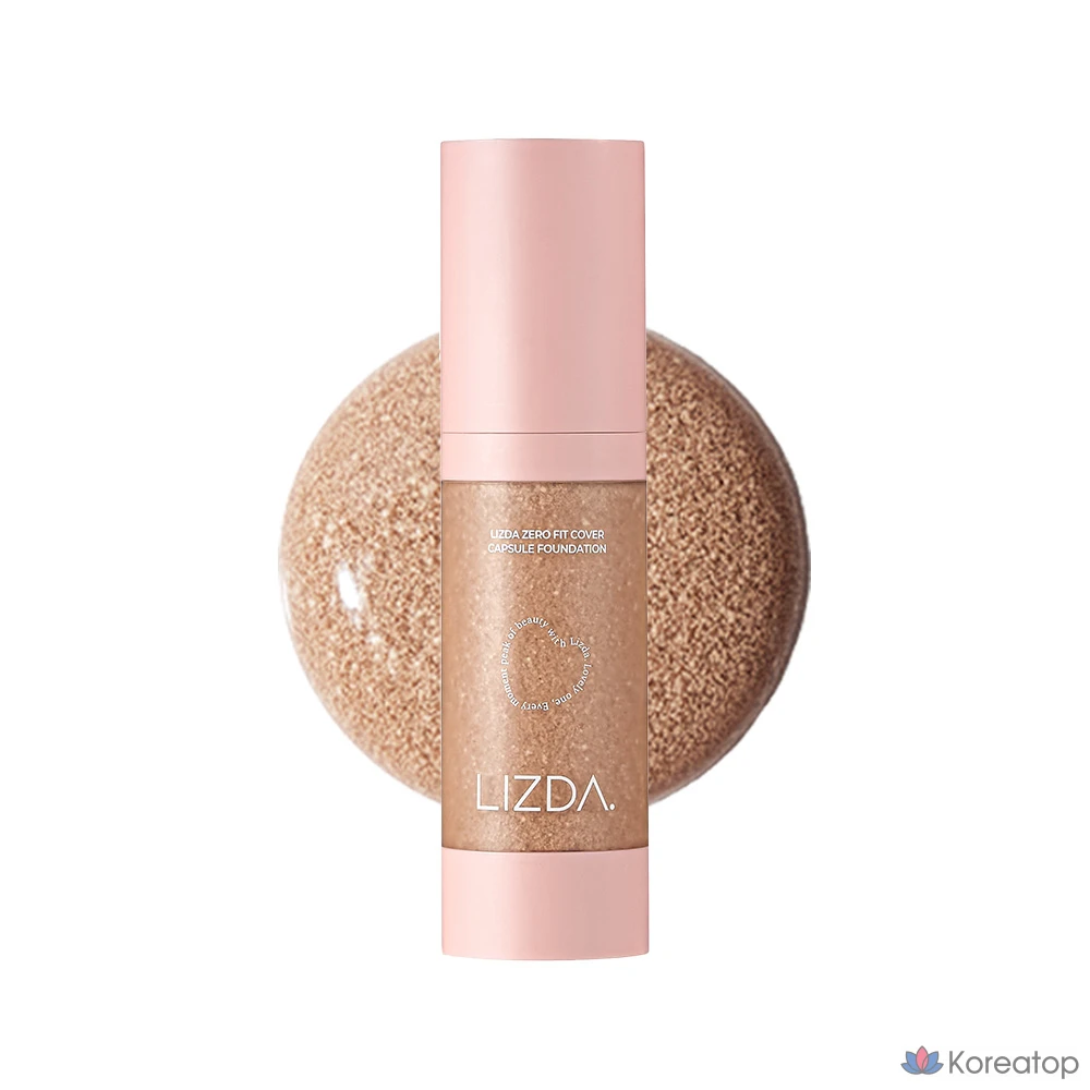 Тональная основа Lizda NEW Zero Fit Capsule Foundation, оттенок 23 Natural Beige, 1 шт.