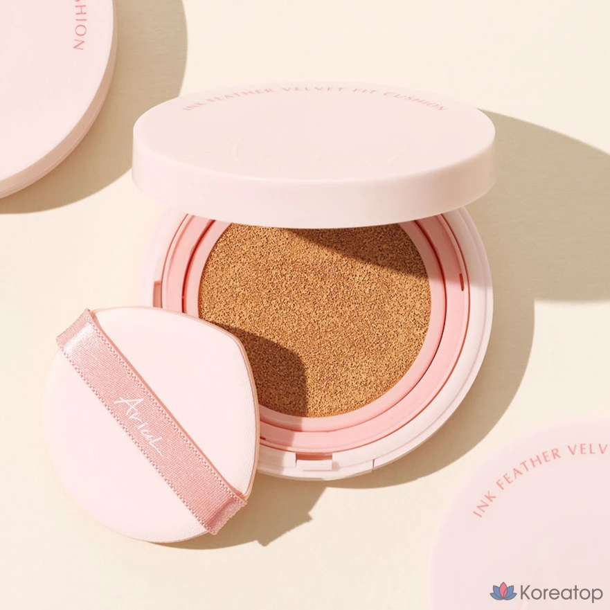 Кушон Ariul Ink Feeder Velvet Fit Cushion SPF 50+ PA++++, оттенок 4 Latte, 12 г, 1 шт., фото 3