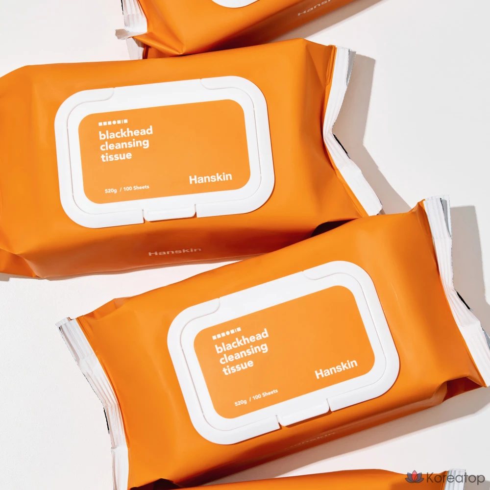 Очищающие салфетки HANSKIN Blackhead Cleansing Tissue, 100 шт.