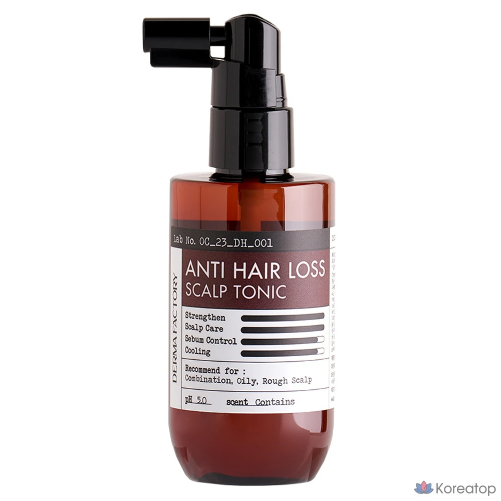Скальп-тоник Derma Factory Anti-Hair Loss Scalp Tonic, 100 мл, 1 шт.