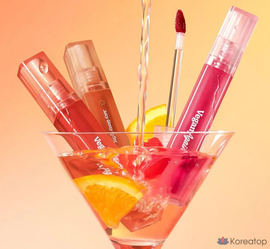 Тинт для губ Touch in Sol Vegan Again Juicy Glossy Lip Tint, оттенок Cherry Rose, 3.9 г, 1 шт., фото 8
