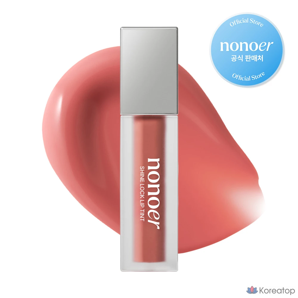 Тинт для губ NONOER Shine Lock Tint, оттенок 003 Persimmon Coral, 5 г, 1 шт.