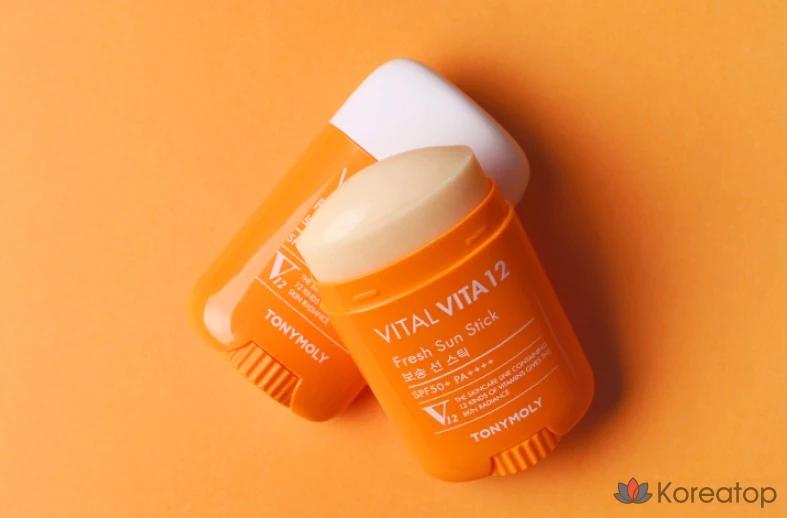 Солнцезащитный стик Tony Moly Vital Vita12 Botsong Sun Stick SPF50+ PA++++, 22 г, 1 шт.