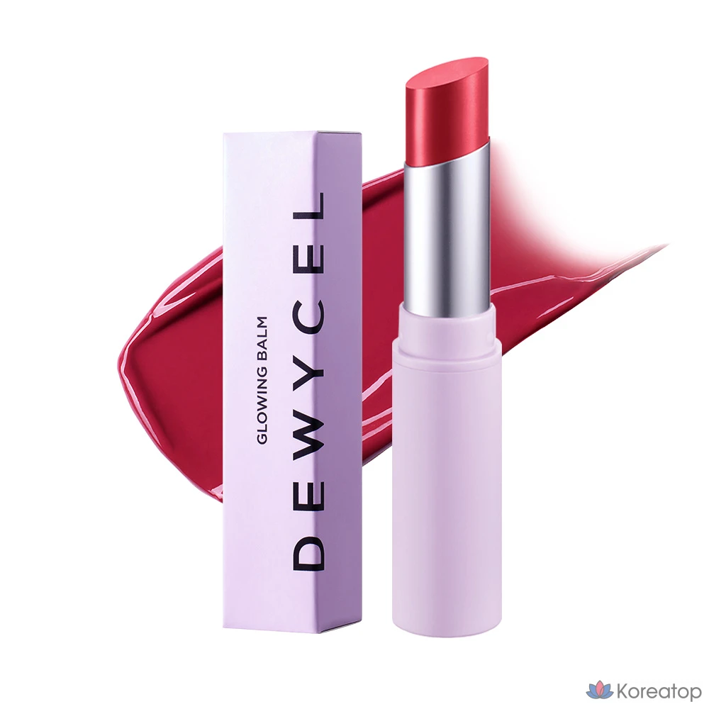 Бальзам для губ DEWYCEL Glowing Balm, оттенок 01 Chilling Mauve, 4.5 г, 1 шт.