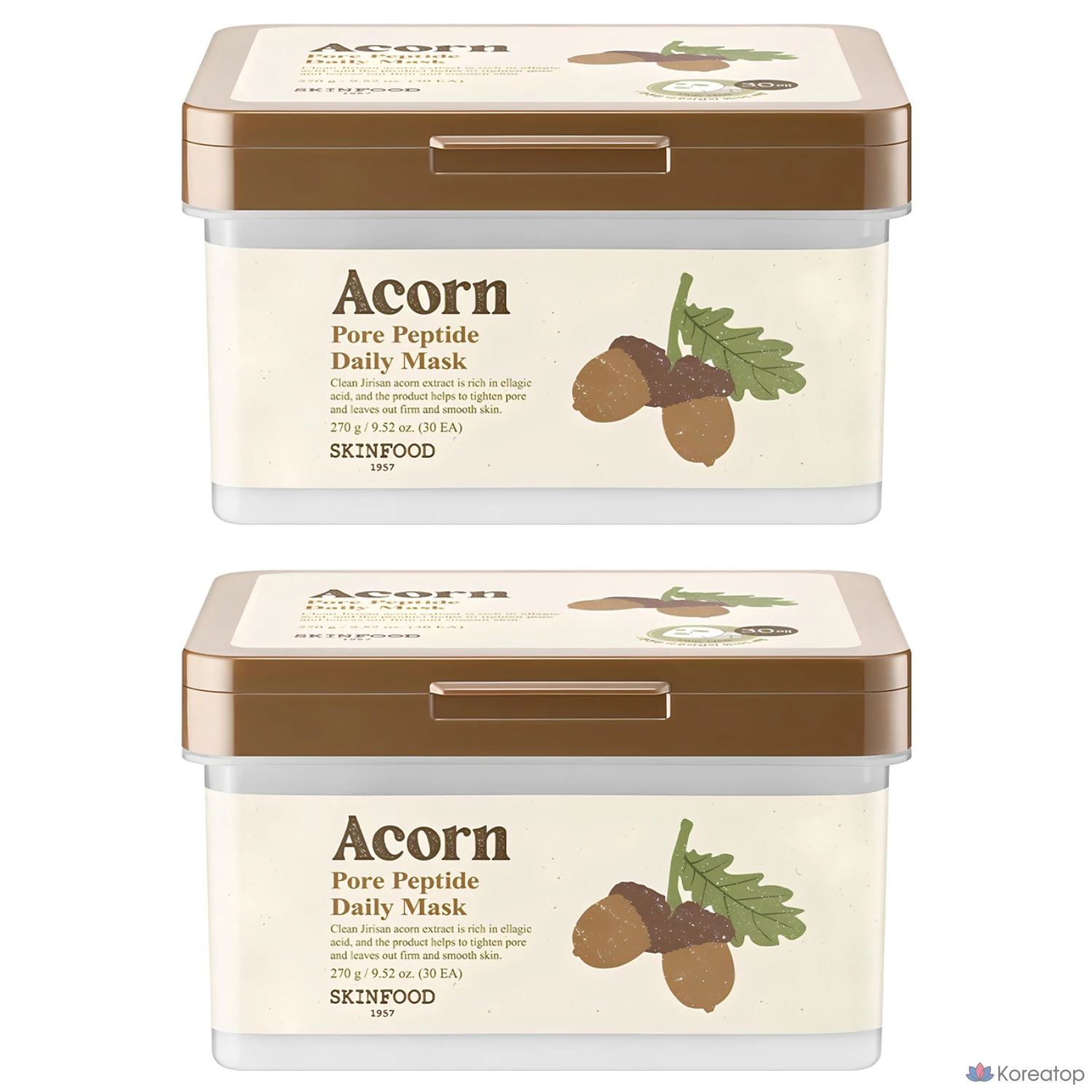 Тканевая маска для лица Skinfood Acon Pore Peptide Daily Mask, 270 г, 60 шт.