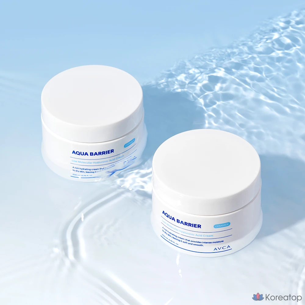 Крем для лица Wonjin Abca Aqua Barrier Low Molecular Hyaluronic Acid Facial High Moisture, 200 мл, 1 шт.
