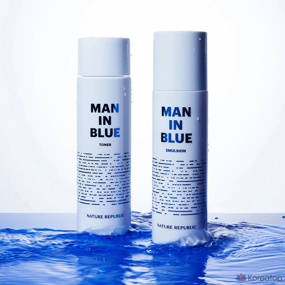 Набор для ухода Nature Republic Man in Blue 2-piece Set, 1 шт.
