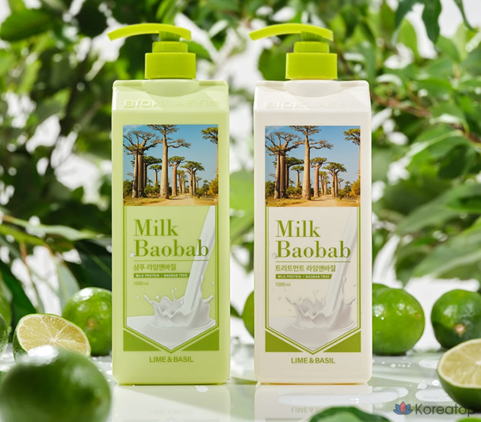 Триатмент для волос Milk Baobab Treatment Lime &amp; Basil, 1 л, 1 шт.