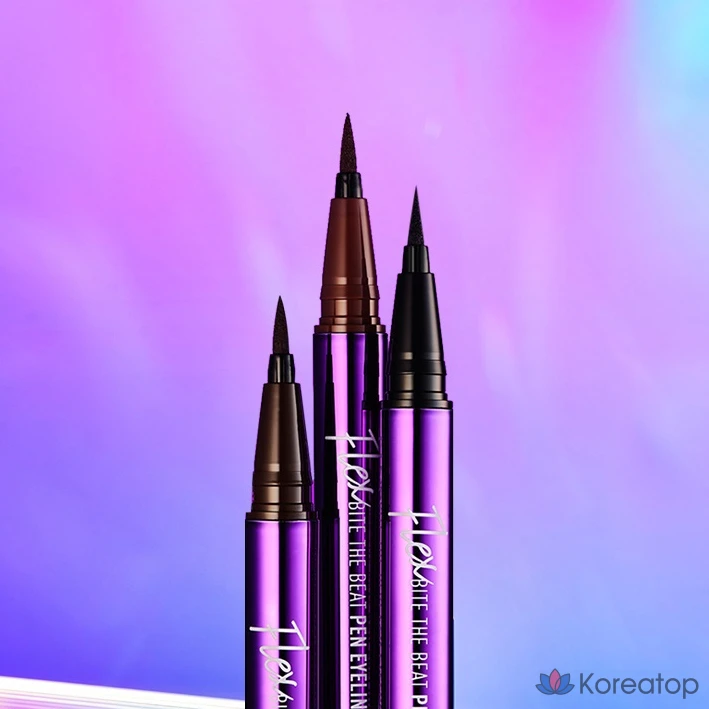 Айлайнер Merzy Bite The Beat Pen Eyeliner Flex, оттенок Modern Brown, 0.6 г, 1 шт.