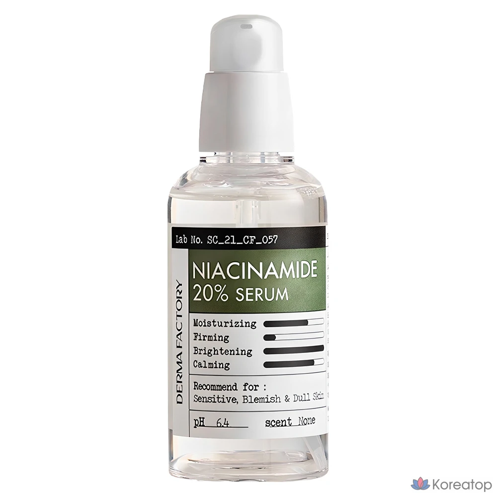 Сыворотка Derma Factory Niacinamide 20% Serum, 80 мл, 1 шт.