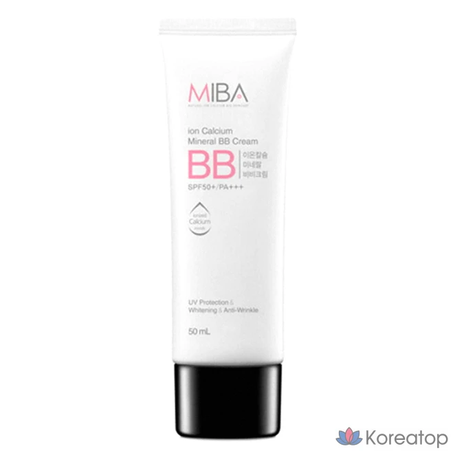 BB-крем MIBA Ion Calcium Mineral BB Cream SPF50+ PA+++, 50 мл, 1 шт.