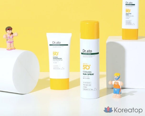 Солнцезащитный крем Dr. Ato Derma Waterproof Sun Protector SPF50+ PA++++, 80 мл, 1 шт.
