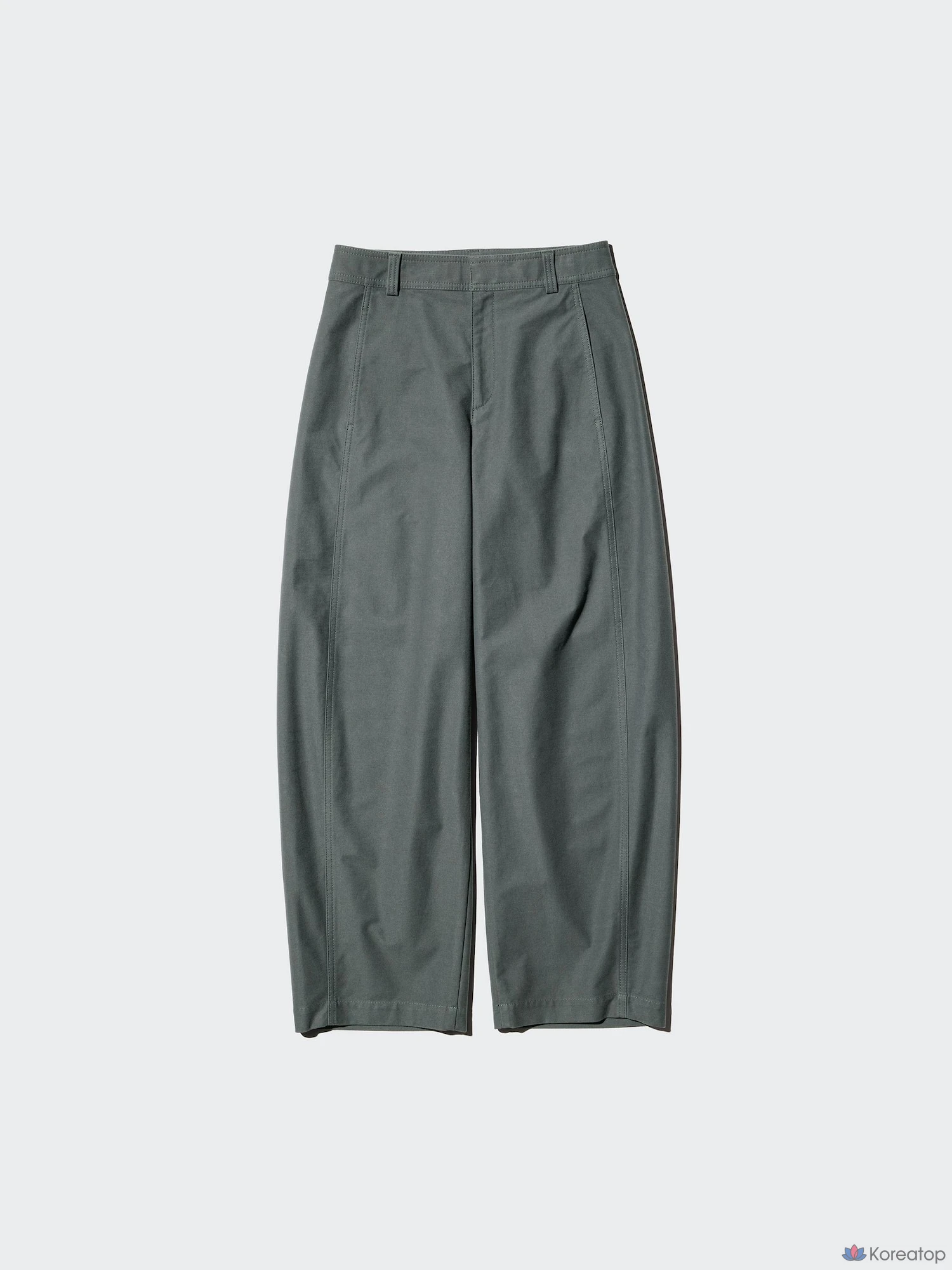 Брюки Uniqlo Jersey Barrel Leg Pants Long Length, длина 77 см