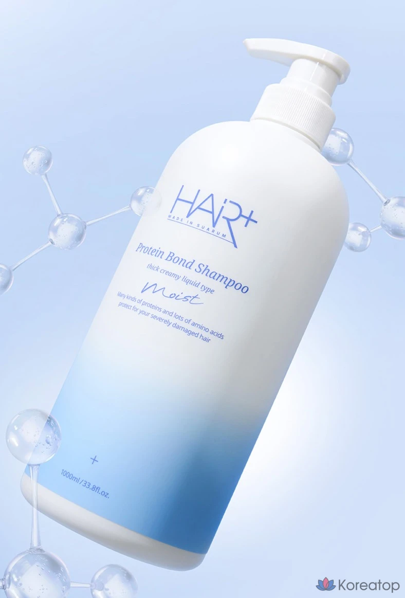 Шампунь Hair Plus Protein Bond Moist Shampoo Fresh Citrus Powder, 1 л, 1 шт.