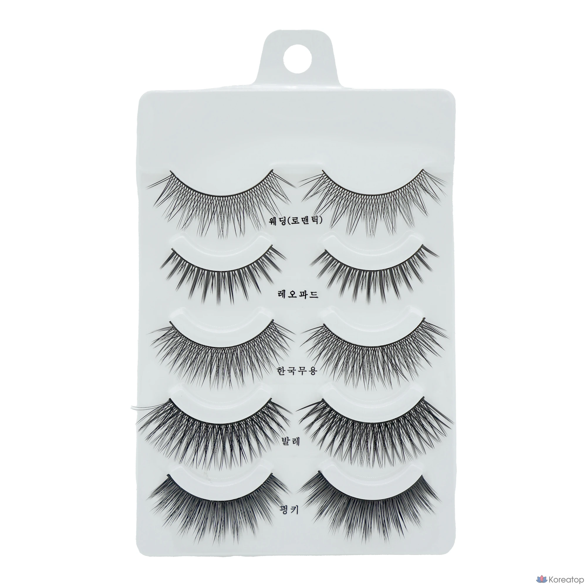 Набор для ухода Lash:Up Makeup Practice Eyelashes 5-piece Set, 2 шт.