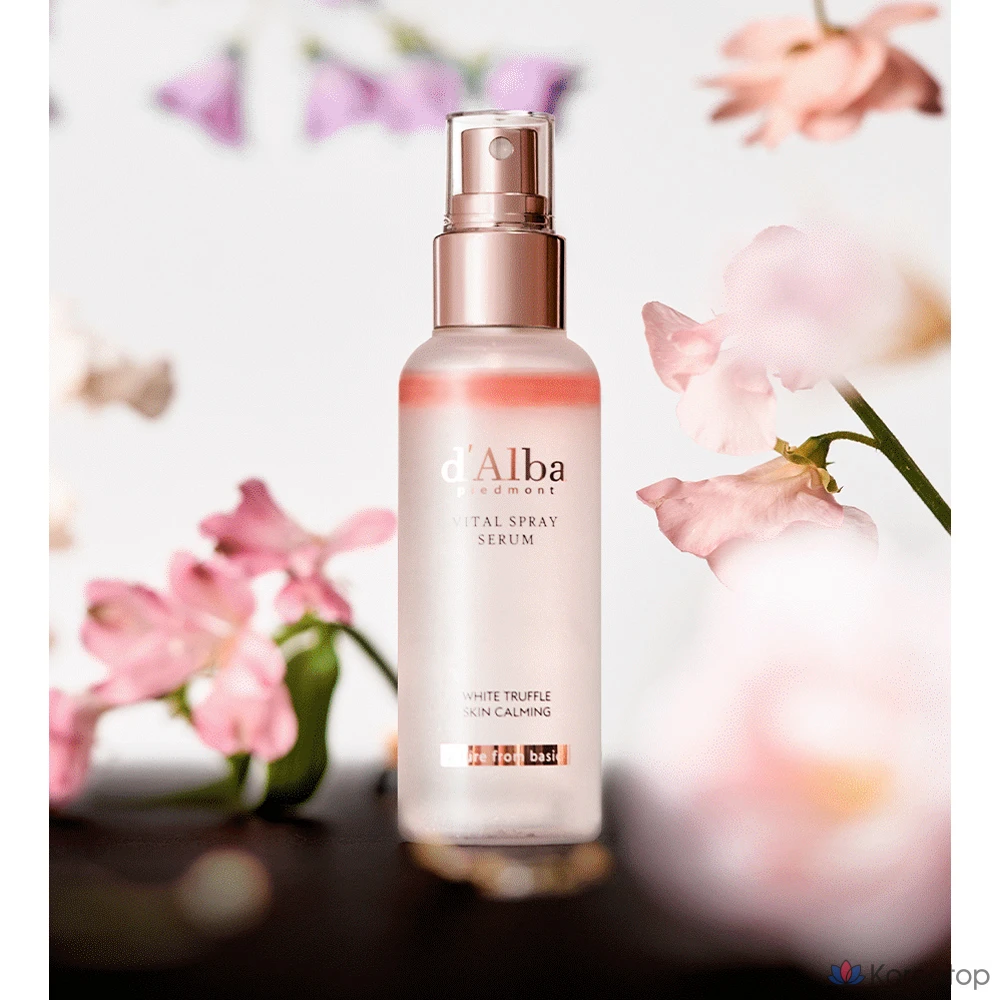 Спрей-сыворотка d'Alba White Truffle Vital Spray Serum + Набор для ухода 2-piece Set (Спрей-сыворотка 100 мл + Гель-пенка для умывания 15 мл), 2 шт.