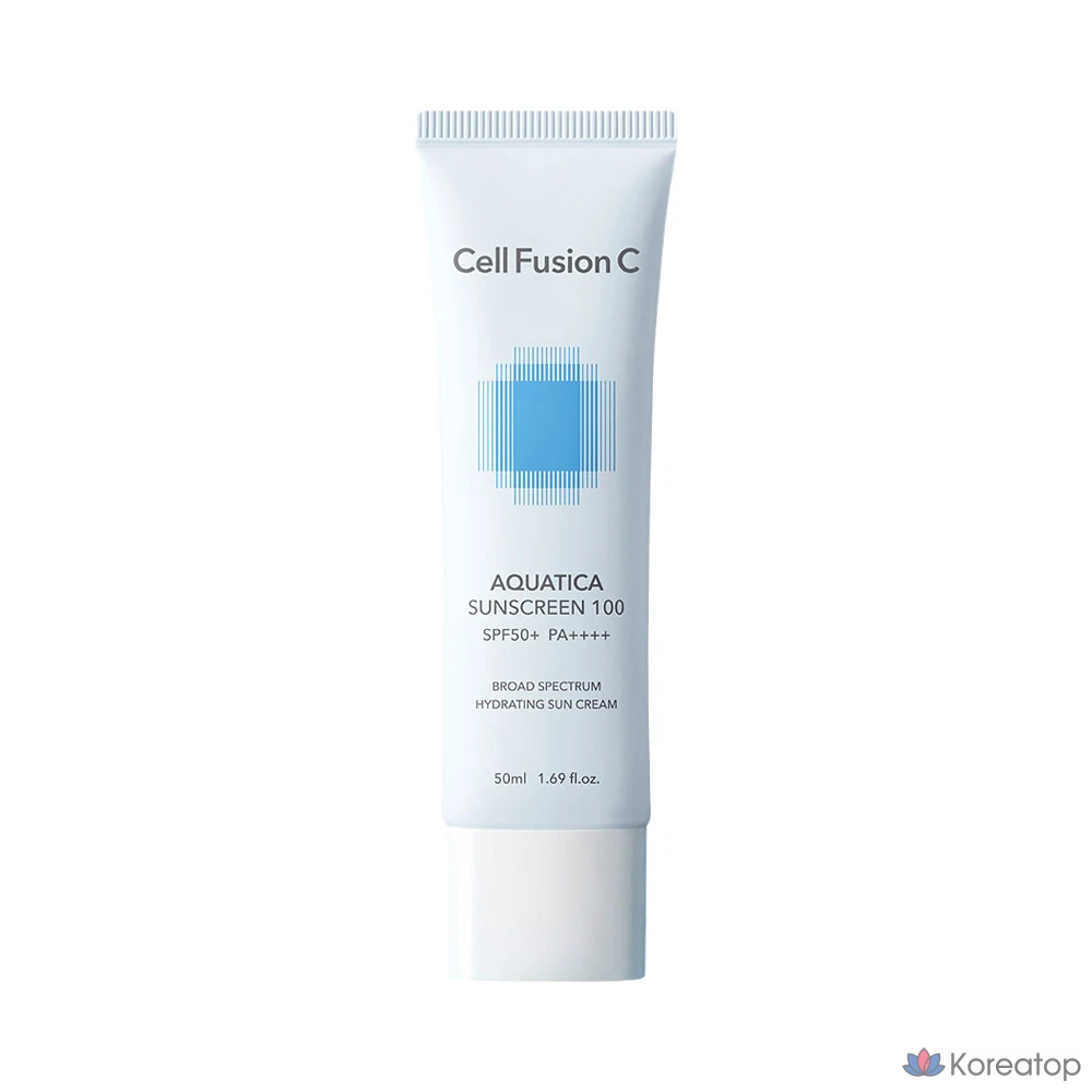 Солнцезащитный крем CELL FUSION C Aquatica Sunscreen 100 SPF50+ PA++++, 50 мл, 1 шт.