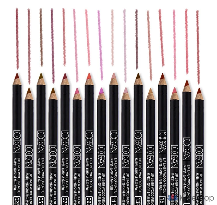 Карандаш для губ Heartpercent Wood Pencil Lip Liner, оттенок 06 Blue Wine, 4 x 150 мм, 1 шт., фото 2