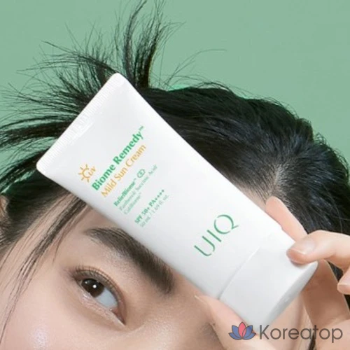 Солнцезащитный крем UIQ Biome Remedy Mild Sun Cream SPF50+ PA++++, 50 мл, 1 шт.