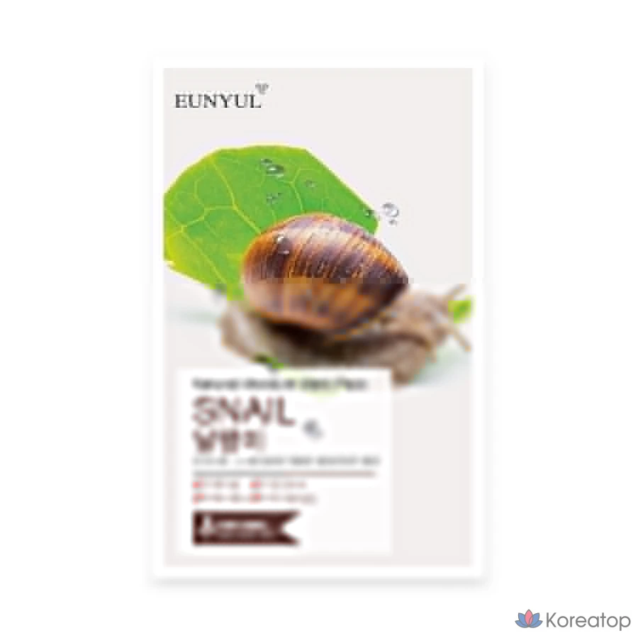 Тканевая маска для лица Eunyul Natural Snail Mask, 1 шт.