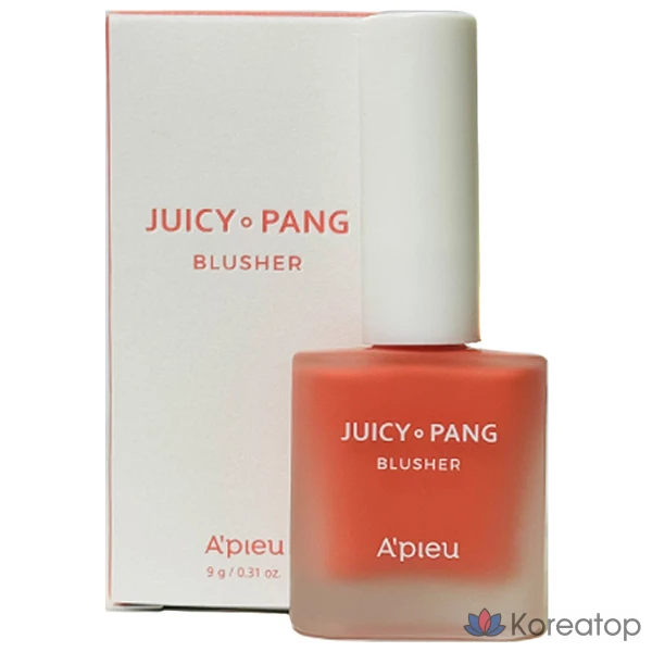 Румяна A'Pieu Juicy Pang Water Blusher, оттенок CR01, 8 г, 1 шт.