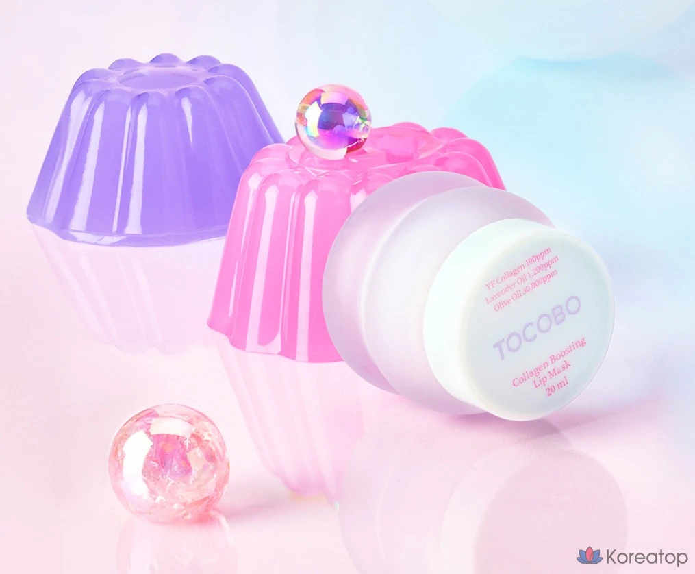 Бальзам для губ Tocobo Collagen Boosting Lip Mask, 20 мл, 2 шт., фото 3