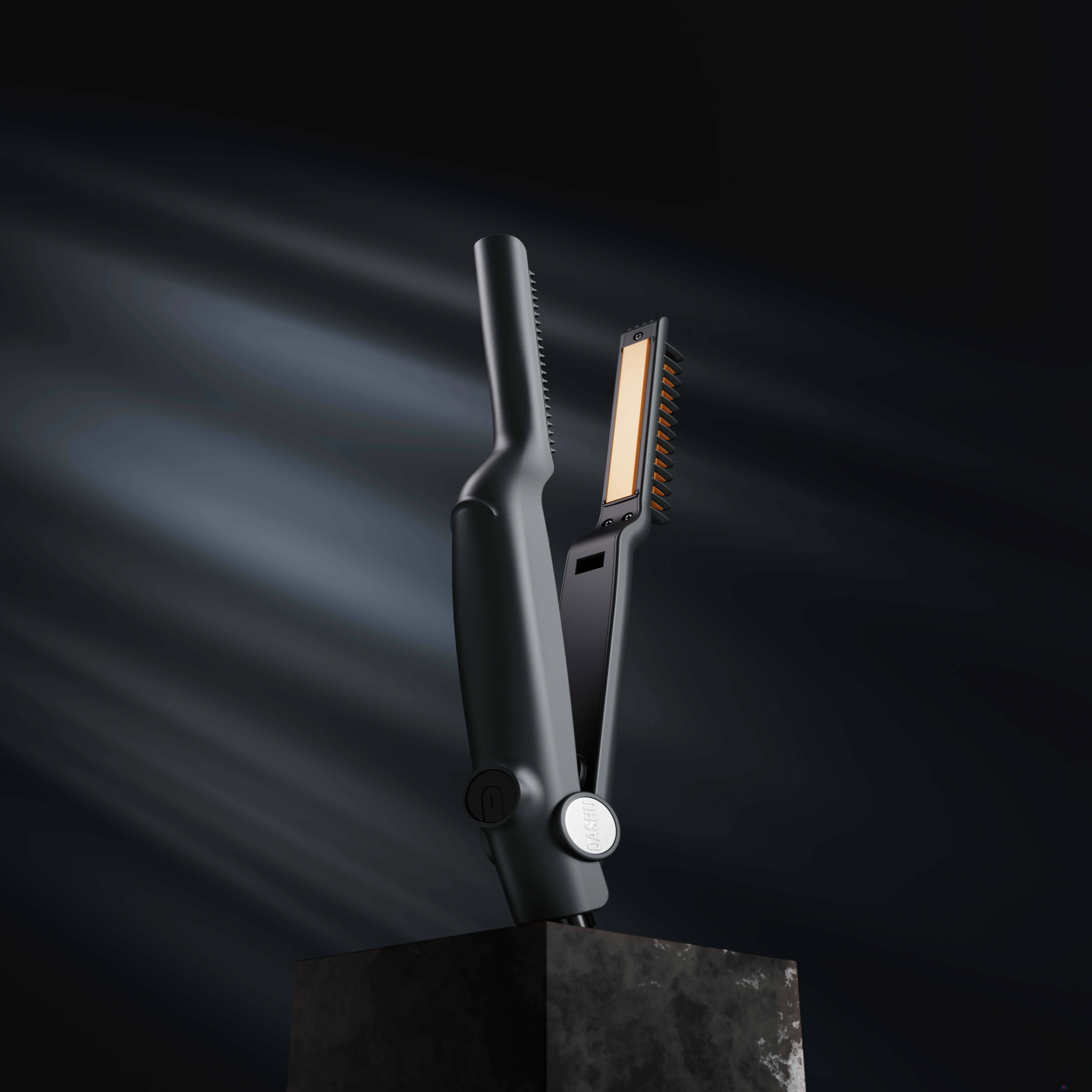 Стайлер для волос DASHU Daily Easy Slim Styler, черный, DS-J100