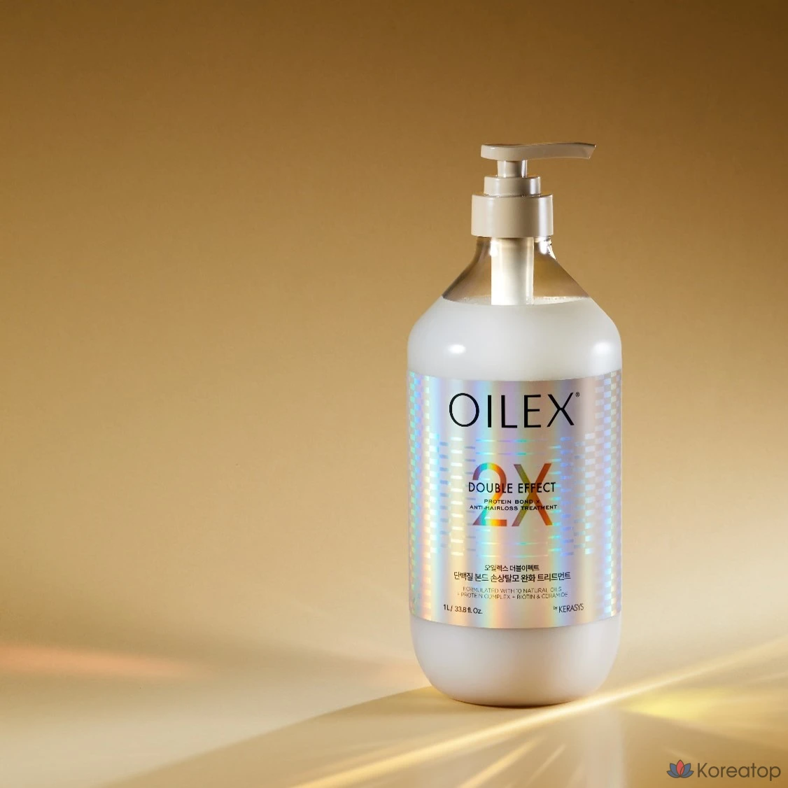 Триатмент для волос KeraSys Oilex Double Effect Damage Care Hair Loss Symptom Relief Protein Bond Treatment, 1 л, 1 шт.