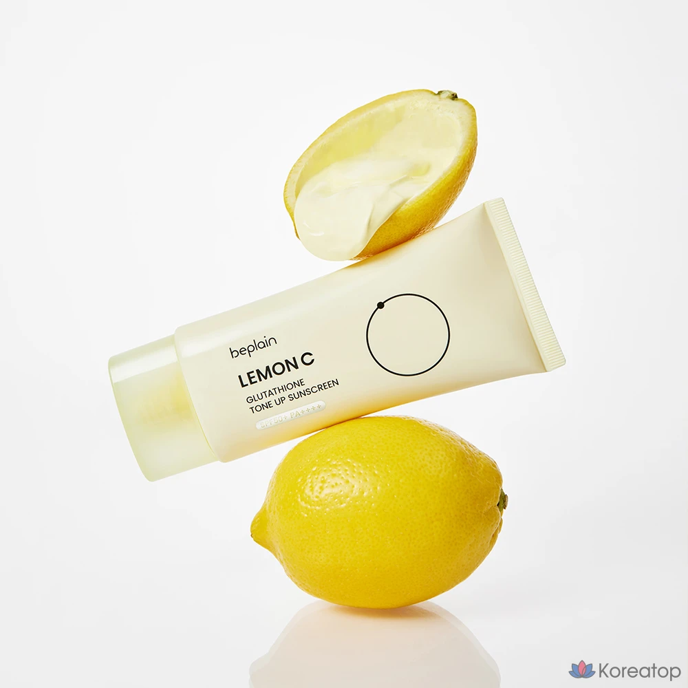 Солнцезащитный крем Beplain Lemon C Glutathione Tone-up SPF 50+ PA++++, 50 мл, 1 шт.