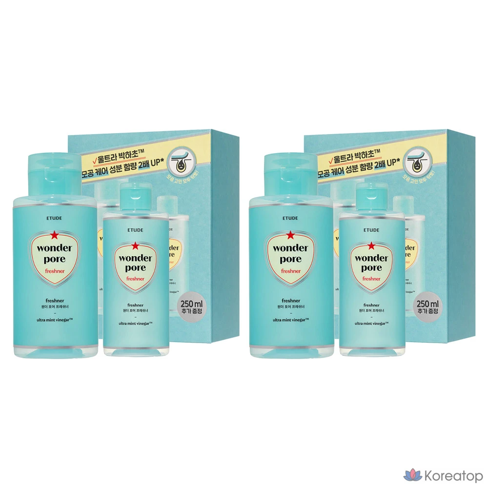 Тонер Etude House Wonder Pore Freshner, 500 мл + 250 мл, 2 шт.