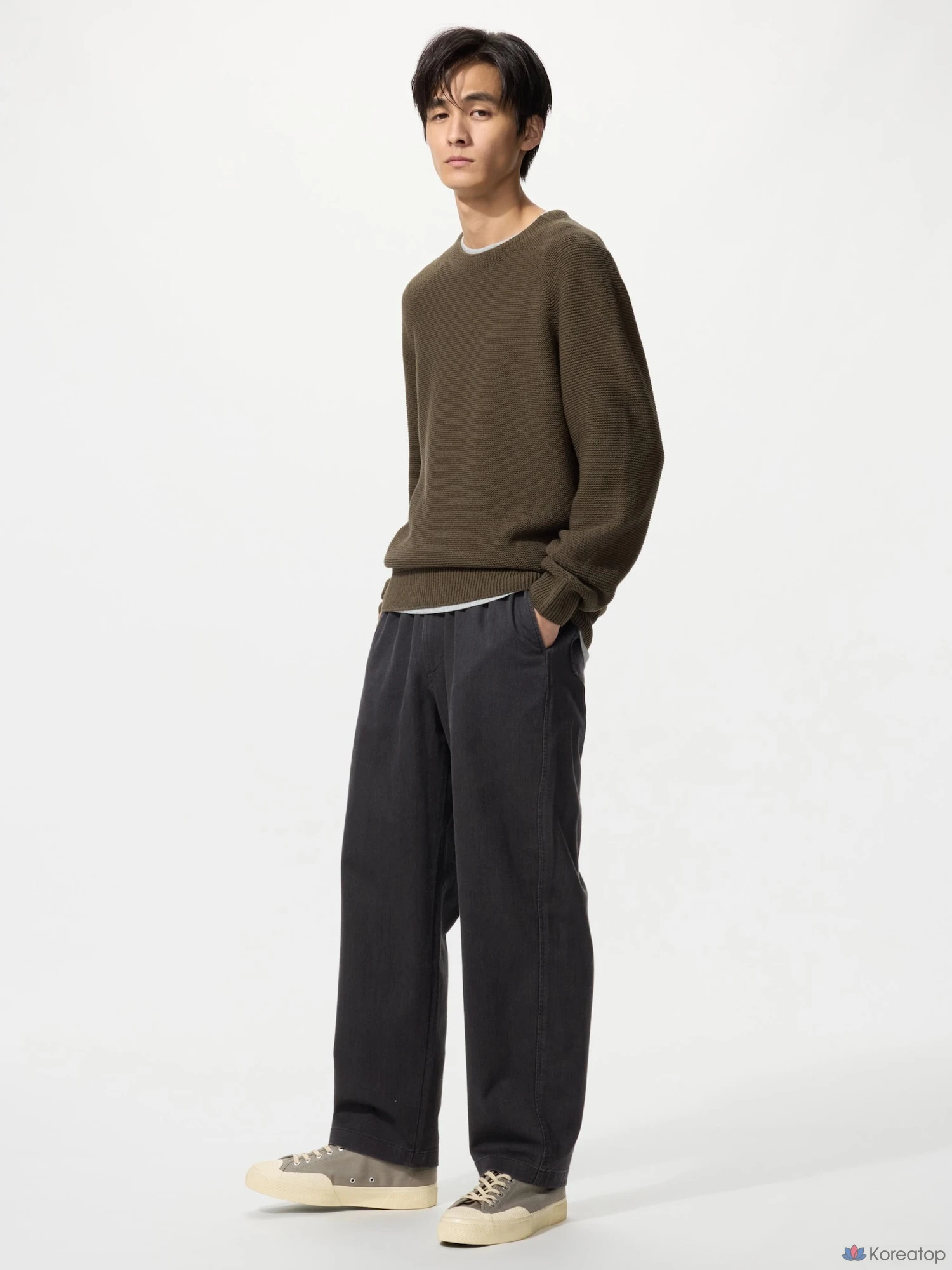 Брюки Uniqlo Stretch Easy Ankle Pants Denim