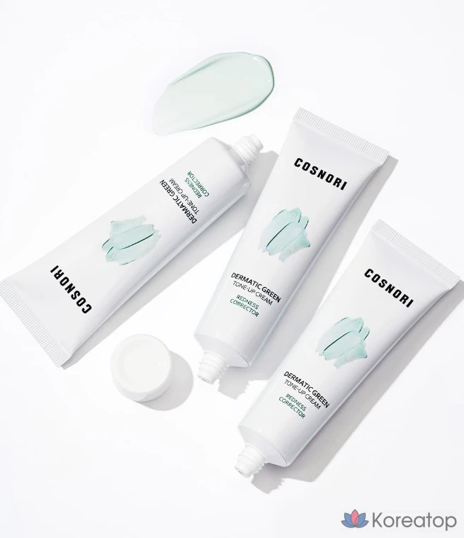 Тонер Cosnori Color Tone Up Cream, оттенок 02 Dermatic Green, 50 мл, 1 шт., фото 5