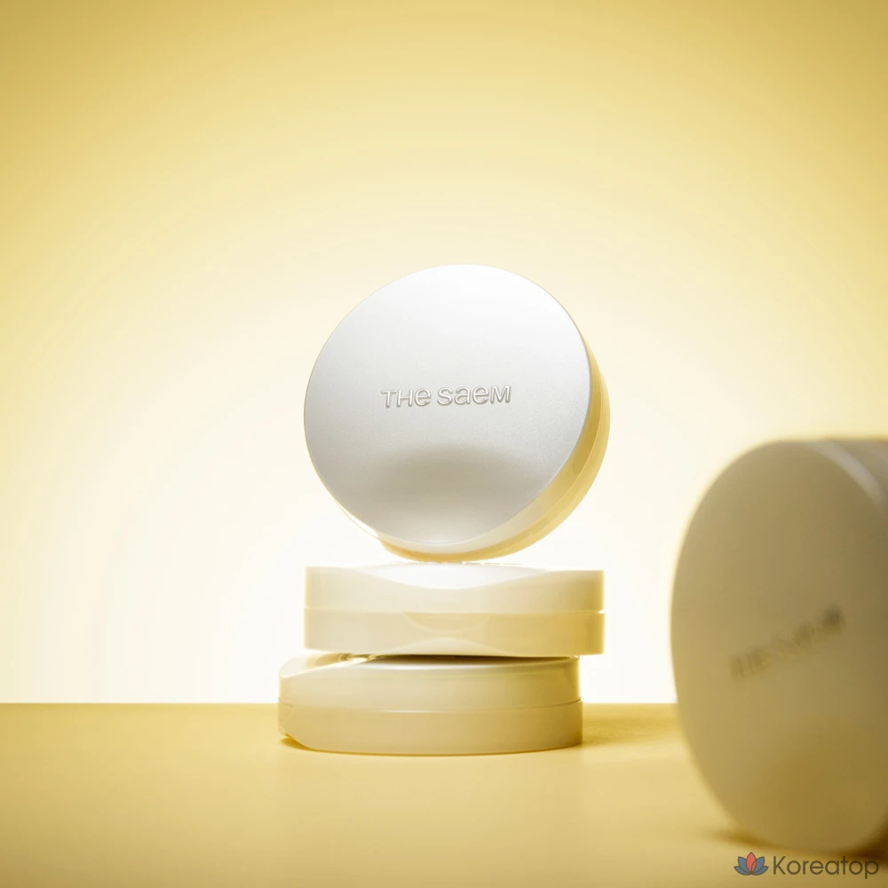 Кушон The Saem Skin Perfection Glutathione Toning Cushion, оттенок 22N Middle Beige, 12 г + 12 г, 1 шт.