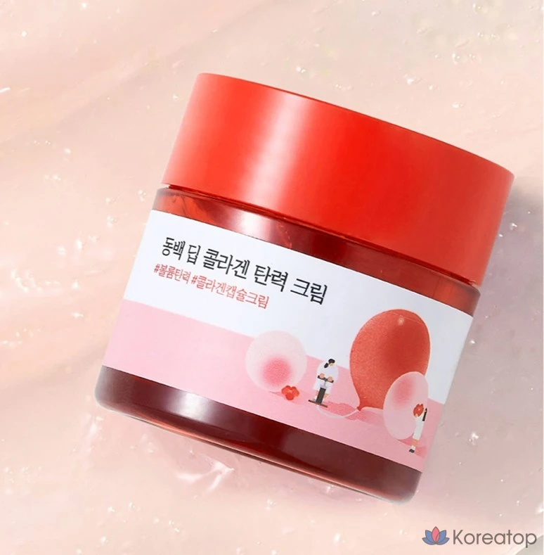 Крем для лица Round Lab Camellia Deep Collagen Elasticity Cream, 50 мл, 1 шт.