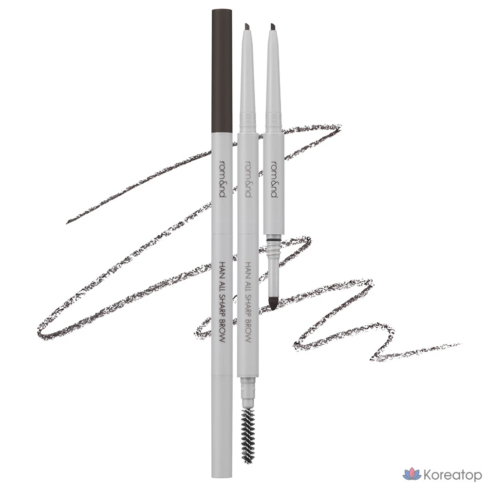 Карандаш для бровей ROM&ND Han All Sharp Eyebrow Auto Pencil, оттенок C1 Classic Gray, 0.17 г, 1 шт.