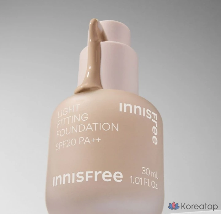 Фундация Innisfree Light Fitting Foundation, оттенок 17N Ivory, 30 мл, 1 шт., фото 2