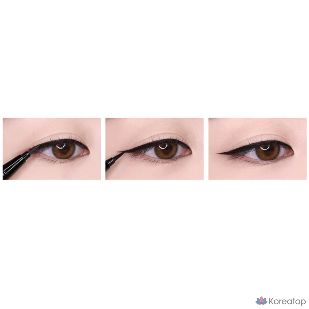 Подводка для глаз Lilybyred 9to9 Survival Pen Liner, оттенок 01 Matte Black, 0.6 г, 1 шт., фото 5