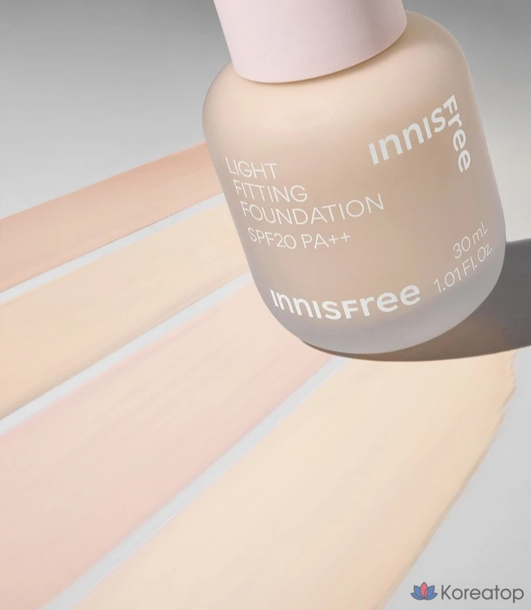 Фундация Innisfree Light Fitting Foundation, оттенок 17N Ivory, 30 мл, 1 шт., фото 3