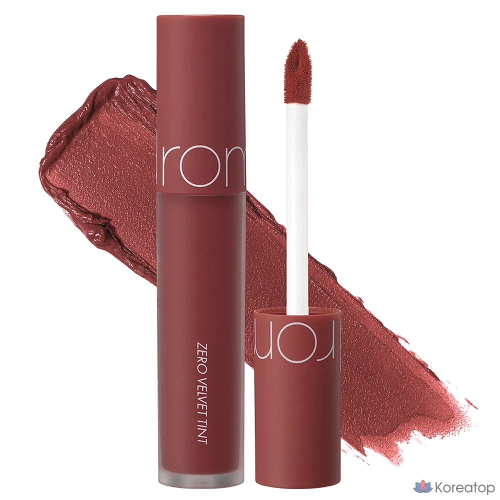 Тинт для губ ROM&ND Zero Velvet Tint, оттенок 19 Earl Grey Shawl, 5.5 г, 1 шт.