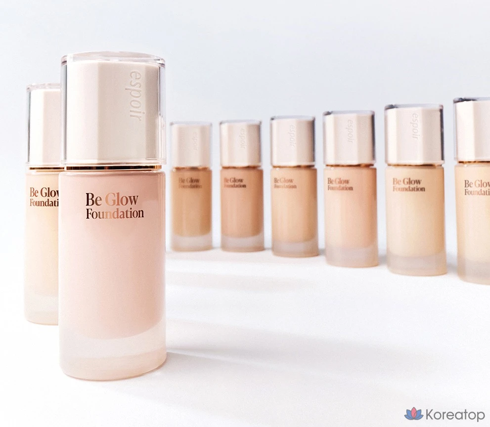 Тонер Espoir Be Glow Foundation, оттенок 13N Neutral Porcelain, 30 г, 1 шт., фото 8