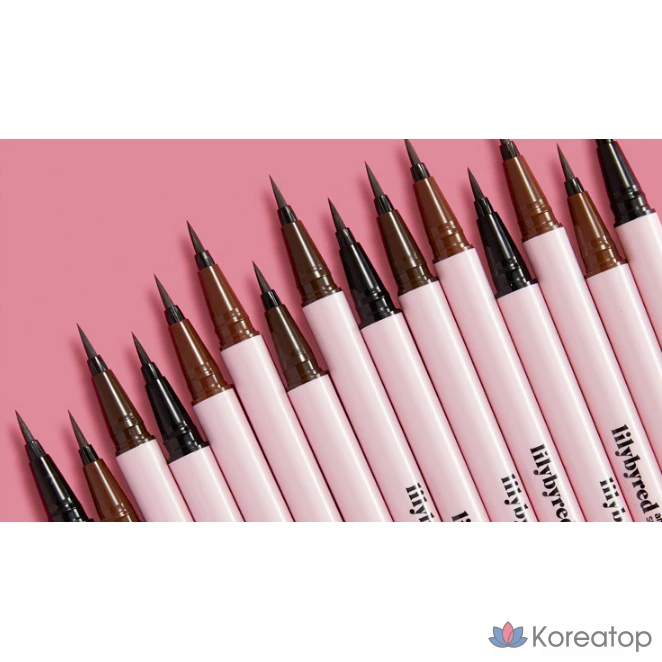 Подводка для глаз Lilybyred 9to9 Survival Pen Liner, оттенок 01 Matte Black, 0.6 г, 1 шт., фото 6