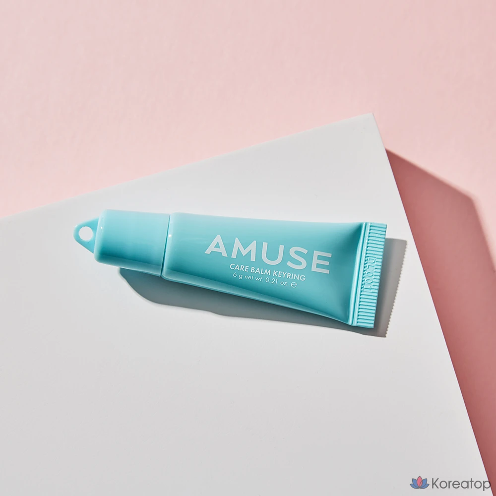 Бальзам для губ AMUSE Care Keyring Lip Balm, оттенок 01 Rice, 6 г, 1 шт., фото 2
