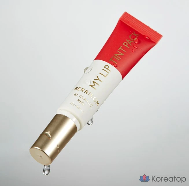 Тинт для губ Berrisom My Lip Tint Pack, оттенок 03 Classic Red, 15 г, 1 шт.