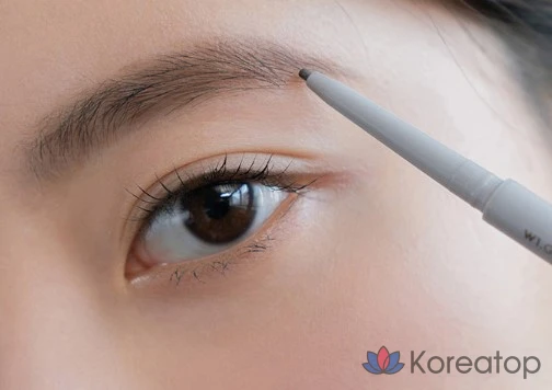 Карандаш для бровей ROM&ND Han All Sharp Eyebrow Auto Pencil, оттенок C1 Classic Gray, 0.17 г, 1 шт., фото 6