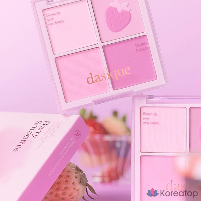 Блушер Dasique Blending Mood Cheek Blusher, оттенок 06 Berry Smoothie, 11 г, 1 шт., фото 8