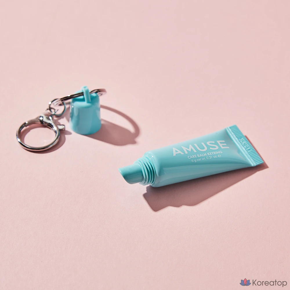 Бальзам для губ AMUSE Care Keyring Lip Balm, оттенок 01 Rice, 6 г, 1 шт., фото 4