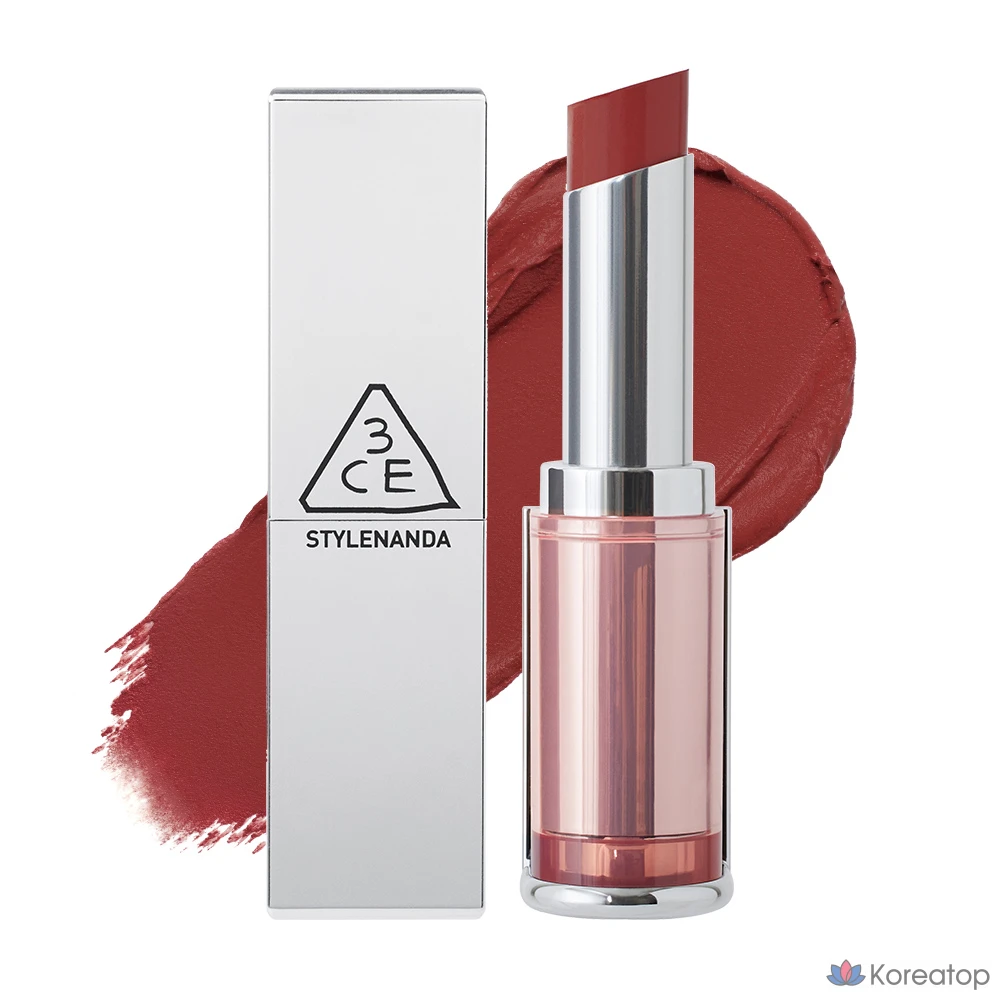 Матовый бальзам для губ 3CE Blur Matte Lipstick, оттенок Newtro Wave, 1 шт.