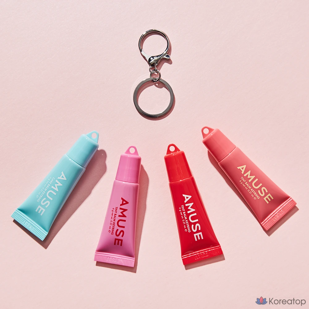 Бальзам для губ AMUSE Care Keyring Lip Balm, оттенок 01 Rice, 6 г, 1 шт., фото 6